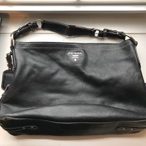 100% Authentic Prada Leather Shoulder Bag